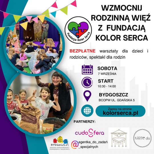 Wzmocnij rodzinną więź z Fundacją Kolor Serca!