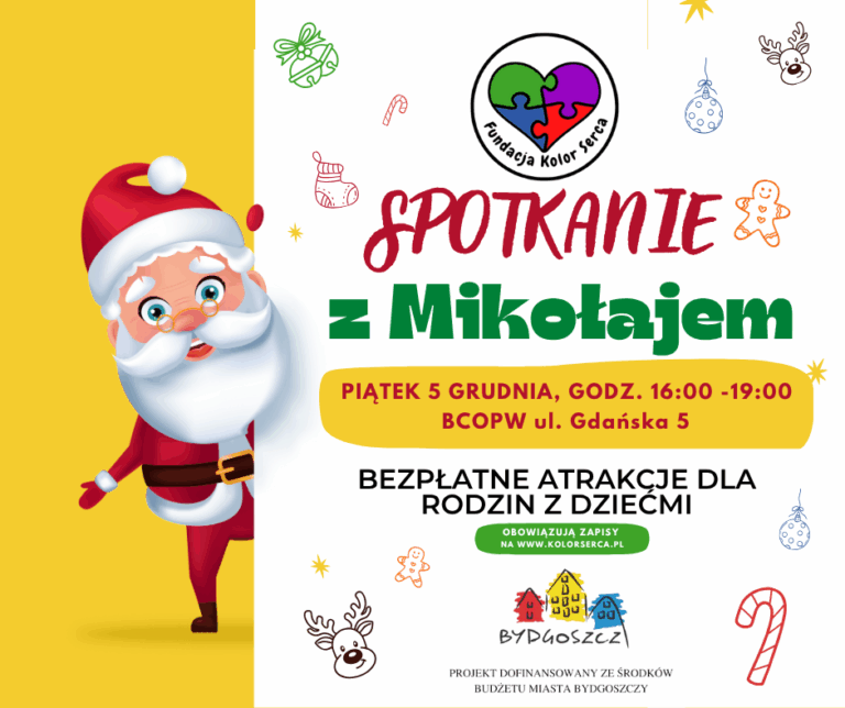 Mikołajkowe spotkanie z Fundacją Kolor Serca